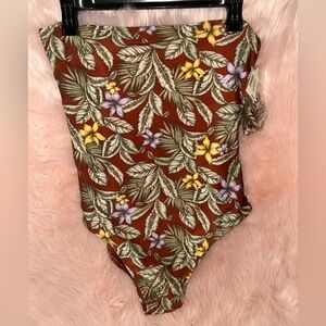 AERO Swim Tropical Floral One Piece Bathing Suit